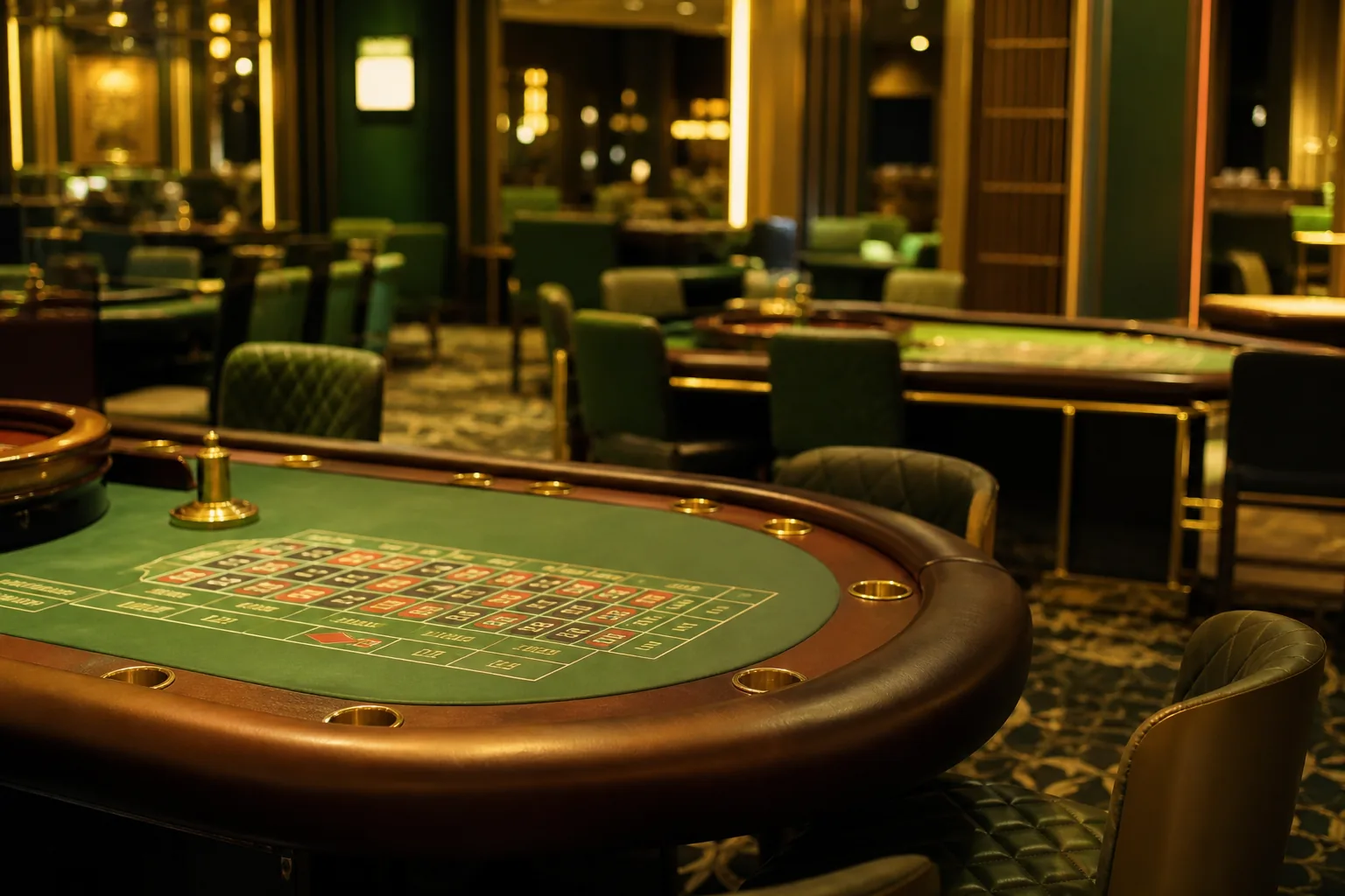 Table and live game categories in an Uptown Casino-style lobby